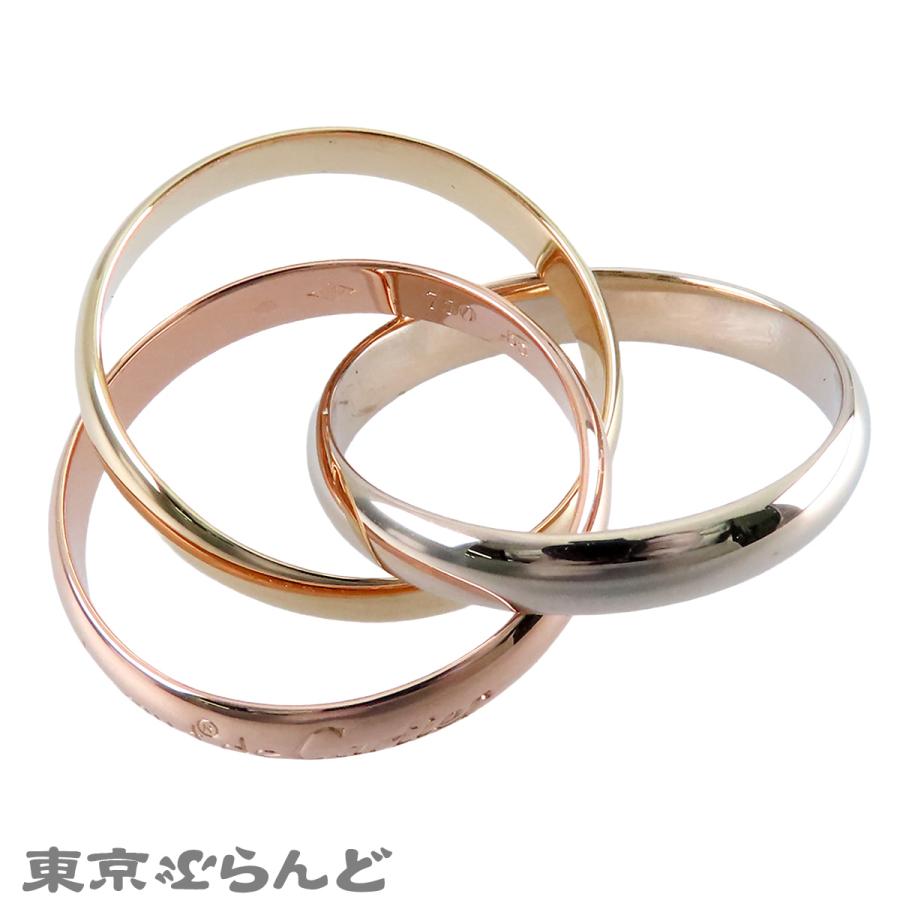 Cartier（カルティエ） トリニティリング スリーカラーゴールド K18PG