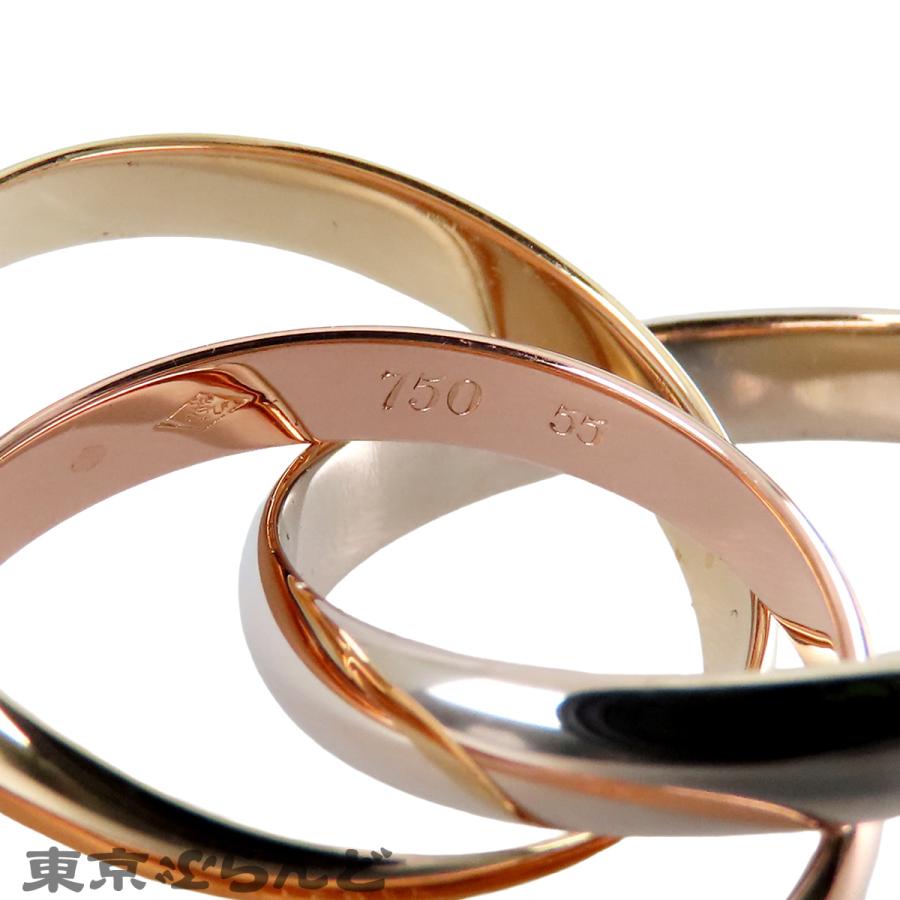 Cartier（カルティエ） トリニティリング スリーカラーゴールド K18PG