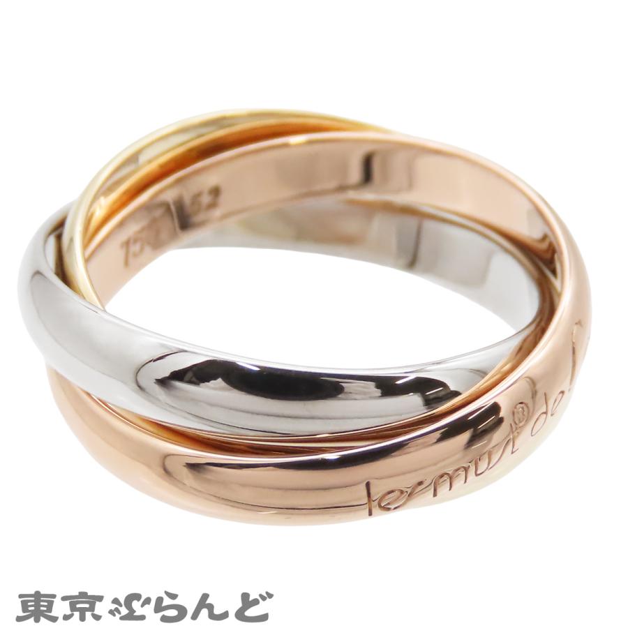 Cartier（カルティエ） トリニティ リング スリーカラーゴールド K18YG