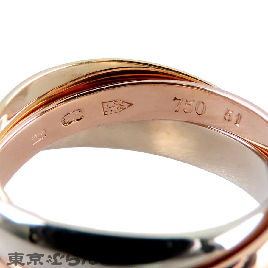 Cartier（カルティエ） トリニティリング スリーカラーゴールド K18PG