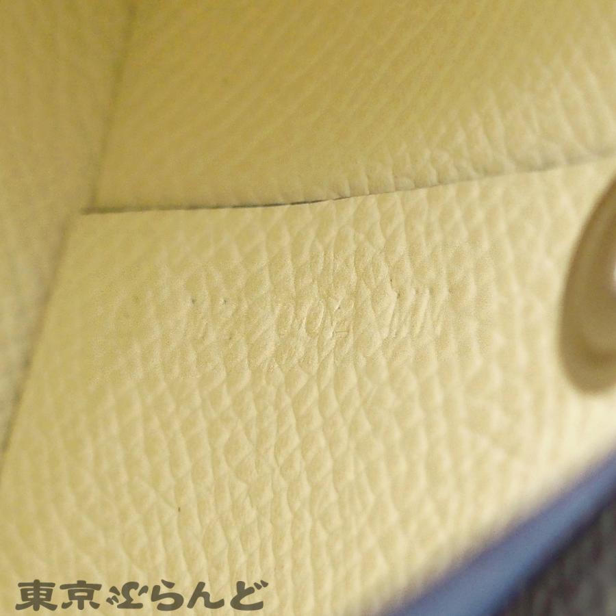 HERMES（エルメス） バスティア ヴェルソ G刻印 ブルータイ ジョーヌ