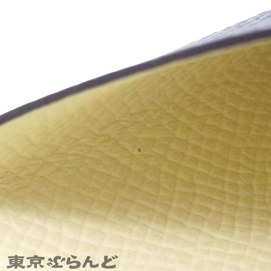 HERMES（エルメス） バスティア ヴェルソ G刻印 ブルータイ ジョーヌ