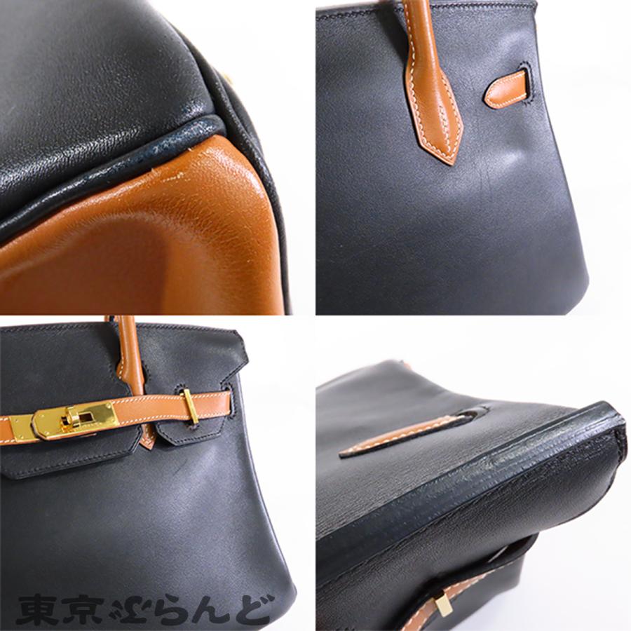 HERMES（エルメス） バーキン 30 バイカラー □G刻印 ブラックx