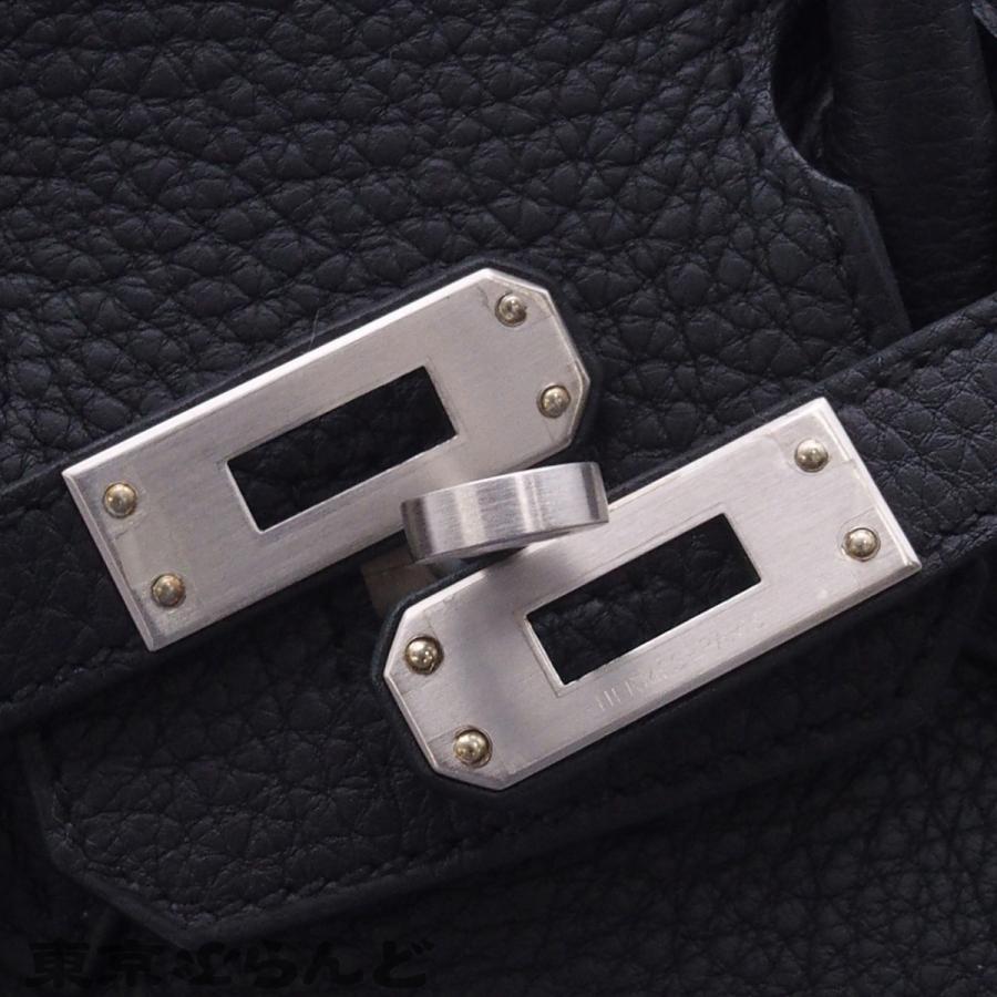 HERMES（エルメス） バーキン25 K刻印 ブラック シルバー金具 トゴ