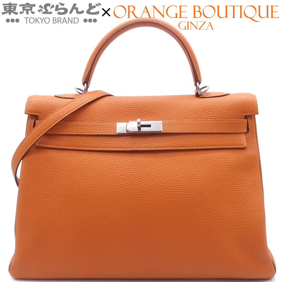 HERMES エルメス★空き箱★バーキン35ケリー35サイズ HERMES（エルメス） ケリー35 □I刻印 ポティロン シルバー金具 トゴ