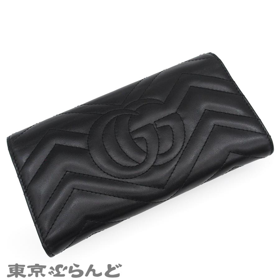 GUCCI（グッチ） ダブルG コンチネンタルウォレット 443436 ブラック