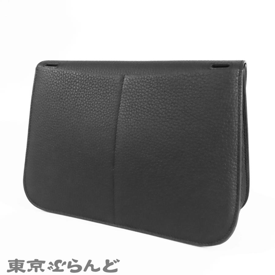 HERMES（エルメス） アルザン 25 K刻印 ブラック 黒 ゴールド金具