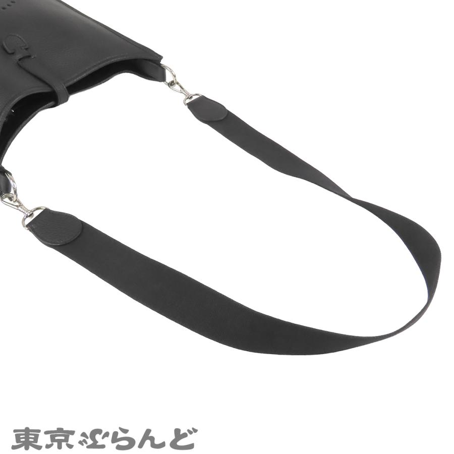 HERMES（エルメス） エヴリン PM □G刻印 ブラック 黒 シルバー金具