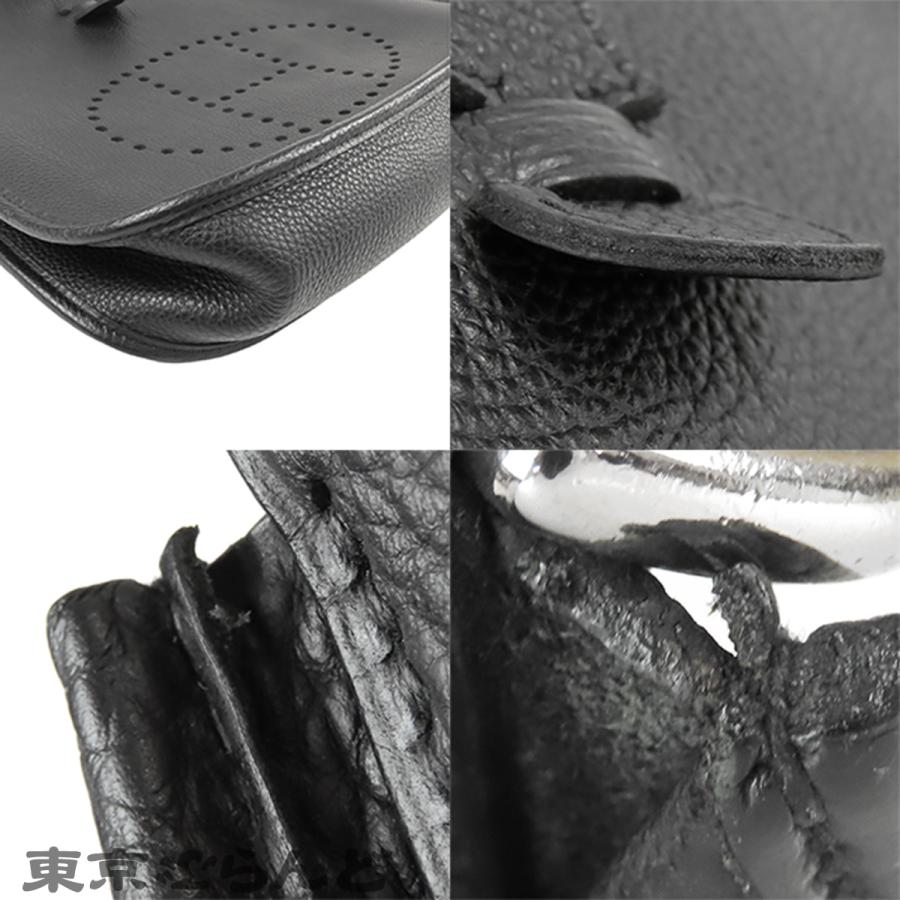 HERMES（エルメス） エヴリン PM □G刻印 ブラック 黒 シルバー金具