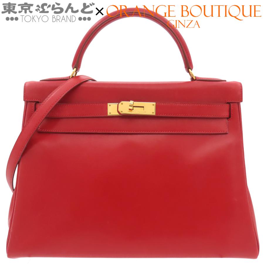 ジュリケリー☆ HERMES（エルメス） ケリー 32 〇Z刻印 ルージュヴィフ ゴールド金具