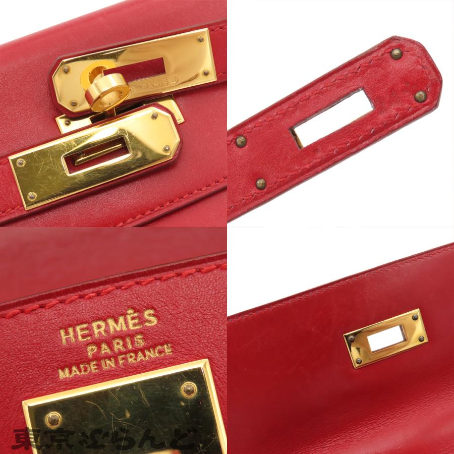 ジュリケリー☆ HERMES（エルメス） ケリー 32 〇Z刻印 ルージュヴィフ ゴールド金具