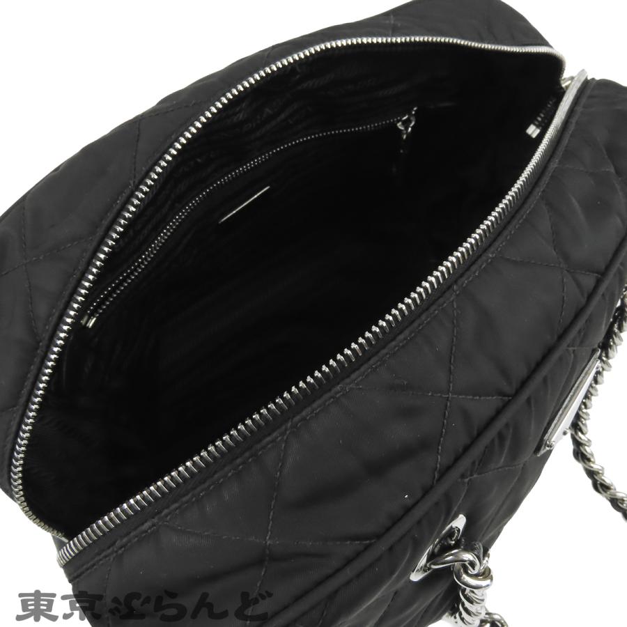 PRADA（プラダ） インプントゥ ブラック 黒 テスート チェーン