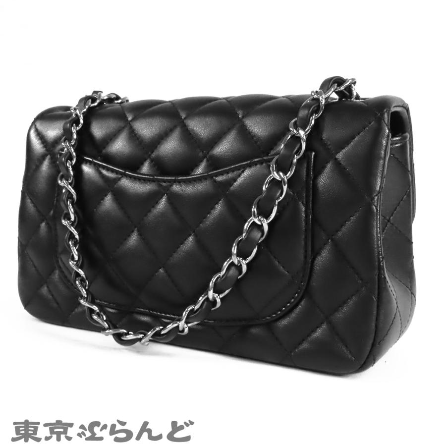 CHANEL マトラッセ ミニ　チェーンショルダーバッグ ブラック CHANEL（シャネル） ミニ マトラッセ ブラック シルバー金具