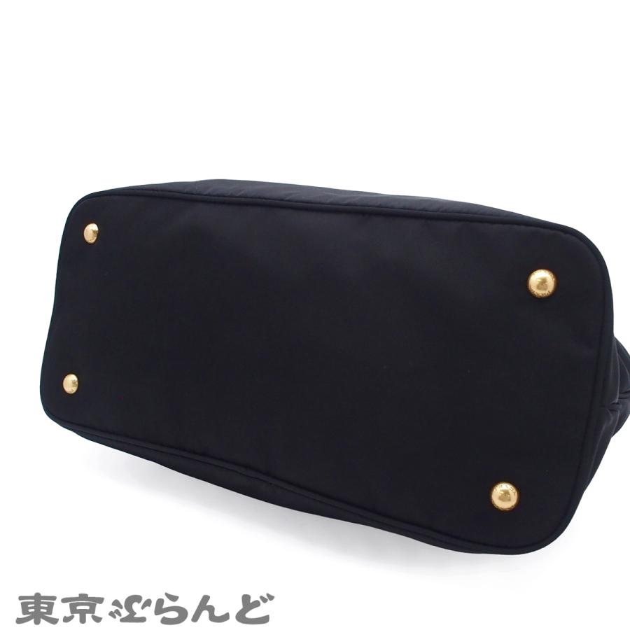 PRADA（プラダ） レタリングロゴ トートバッグ BN1902 ブラック 黒