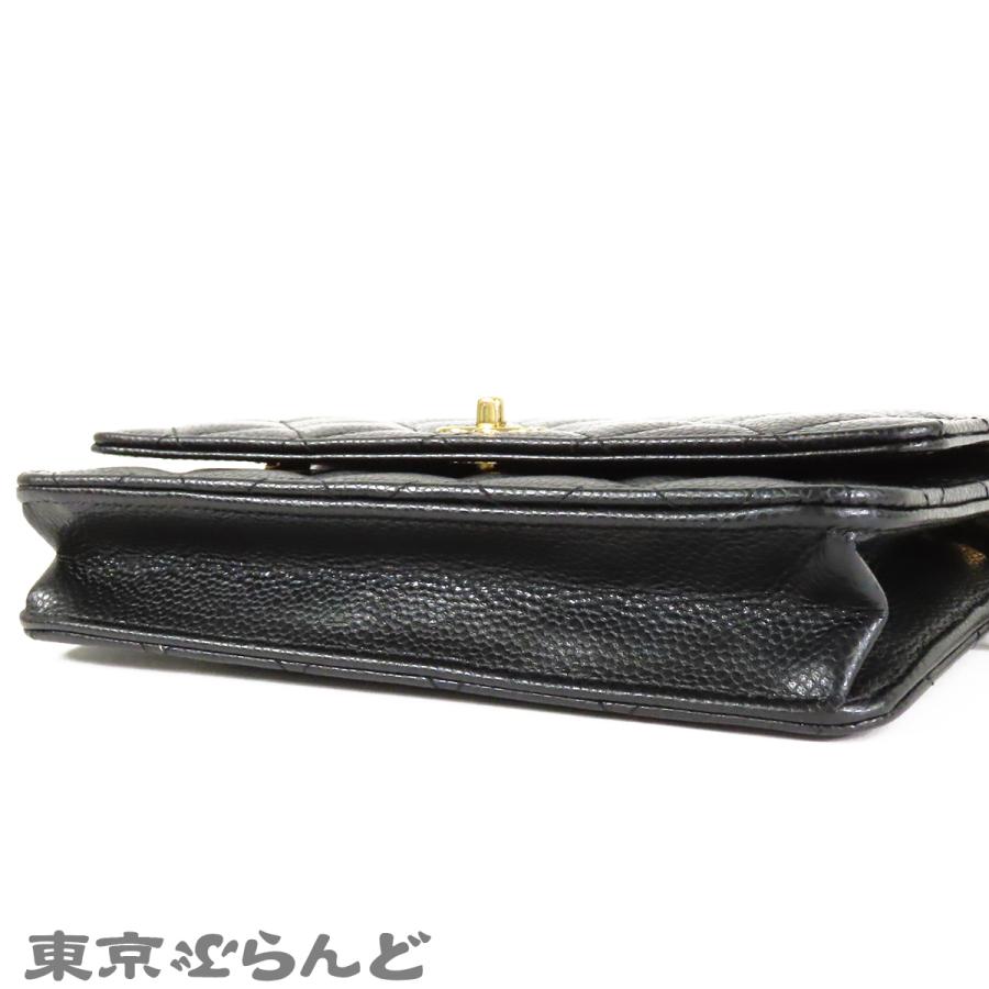 CHANEL（シャネル） チェーンウォレット 長財布 ブラック 黒 ゴールド