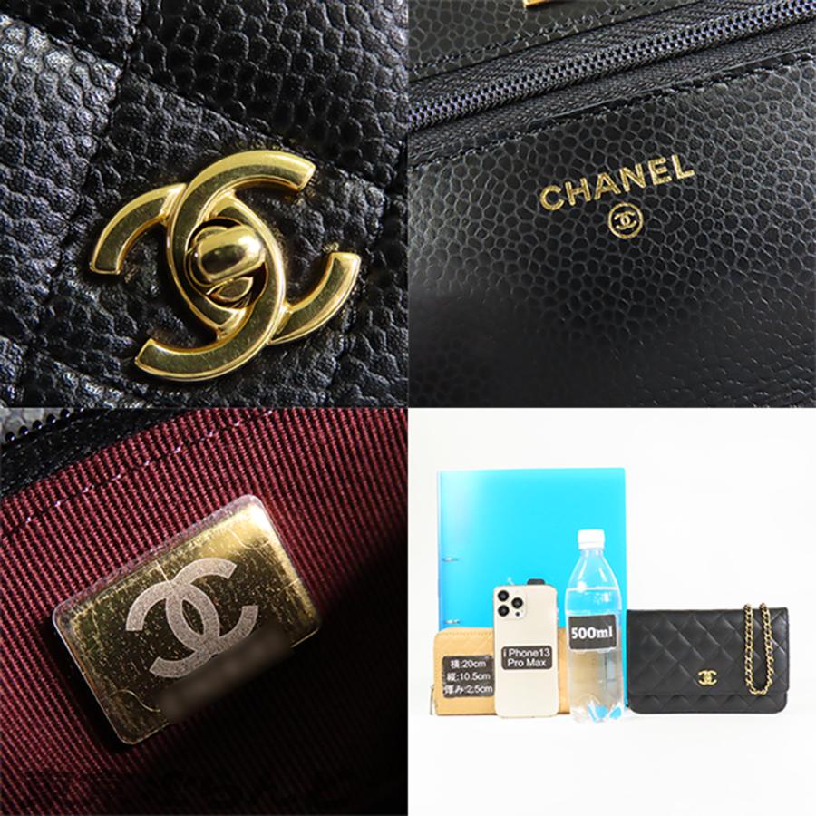 CHANEL（シャネル） チェーンウォレット 長財布 ブラック 黒 ゴールド