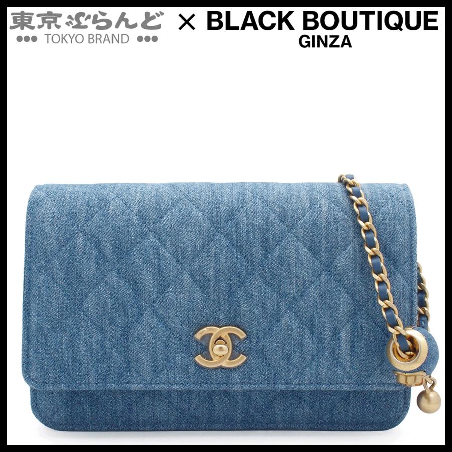 CHANEL（シャネル） マトラッセ チェーンウォレット A33814 ブルー