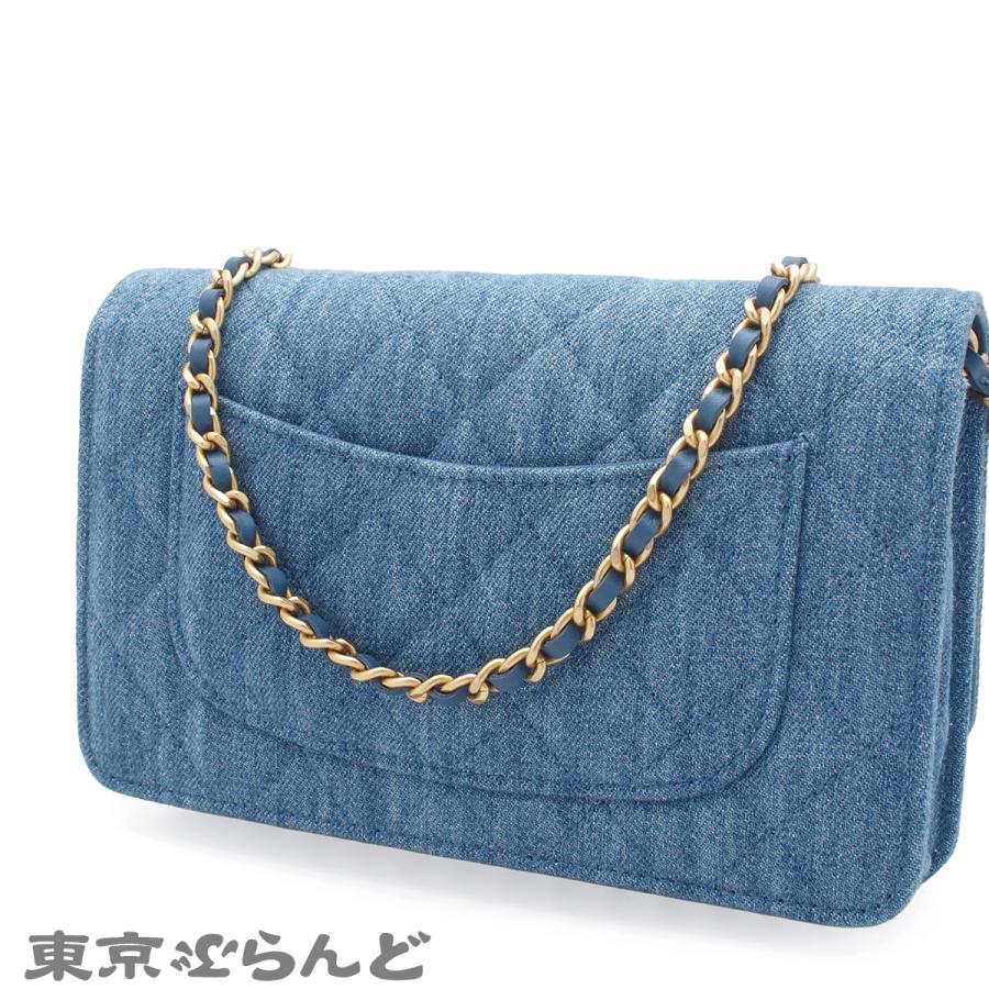 CHANEL（シャネル） マトラッセ チェーンウォレット A33814 ブルー