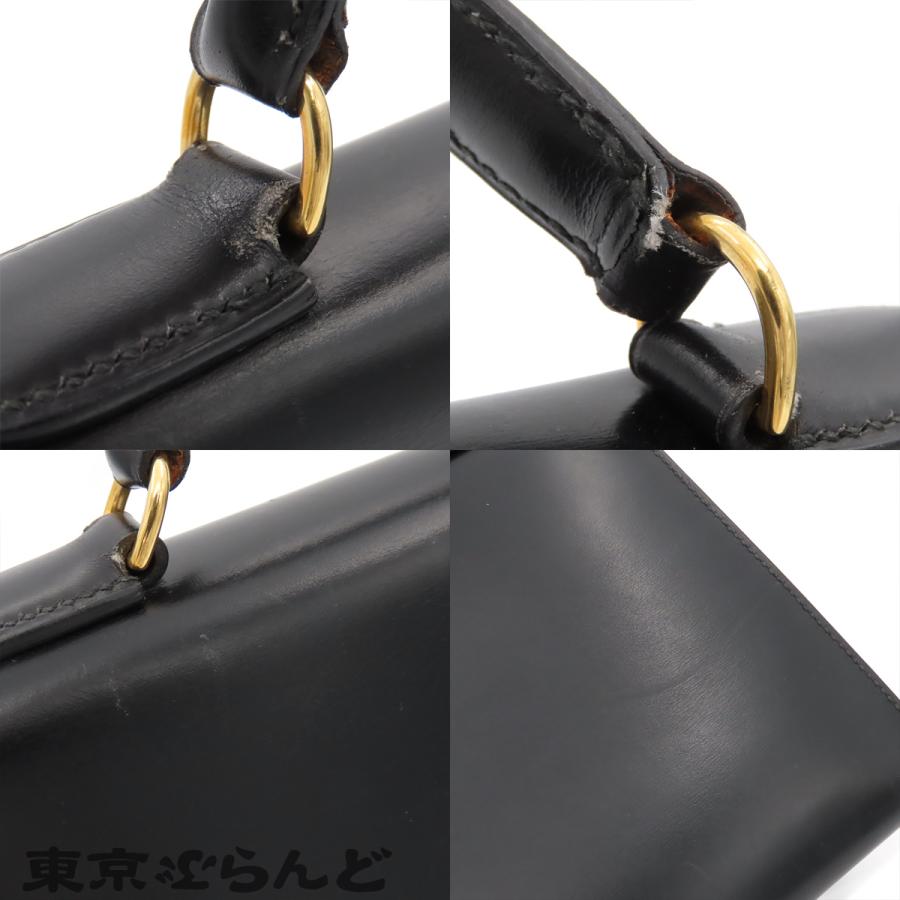 HERMES（エルメス） ケリー 32 〇R刻印 ブラック 黒 ゴールド金具