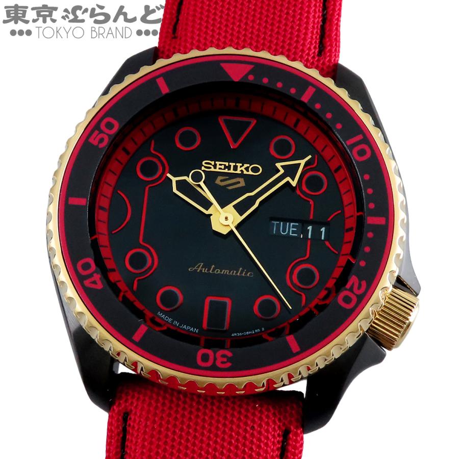 SEIKO（セイコー） 5スポーツ SBSA080 4R36-08R0 ブラック レッド