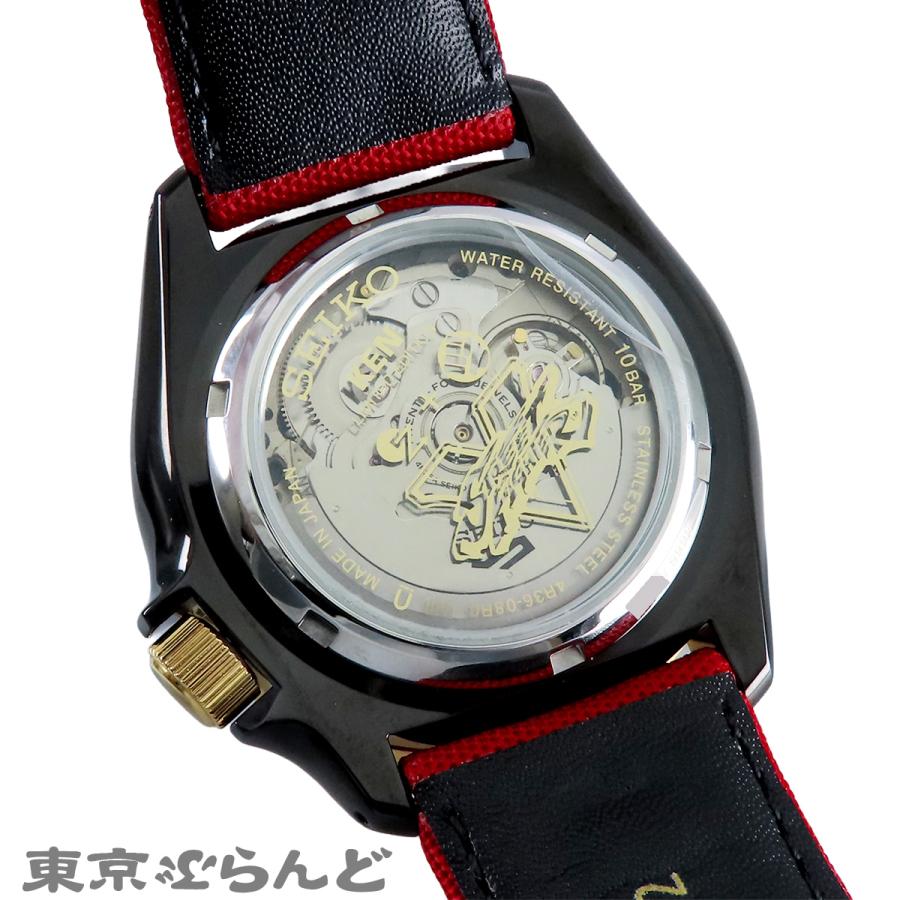 SEIKO（セイコー） 5スポーツ SBSA080 4R36-08R0 ブラック レッド