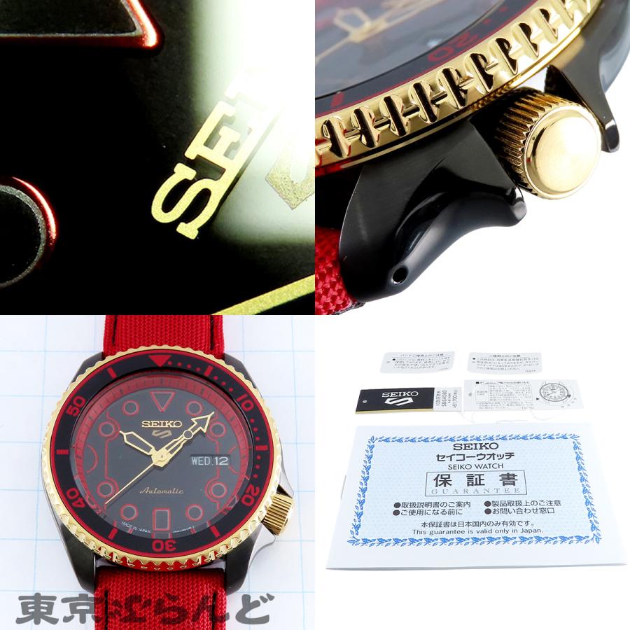 SEIKO（セイコー） 5スポーツ SBSA080 4R36-08R0 ブラック レッド