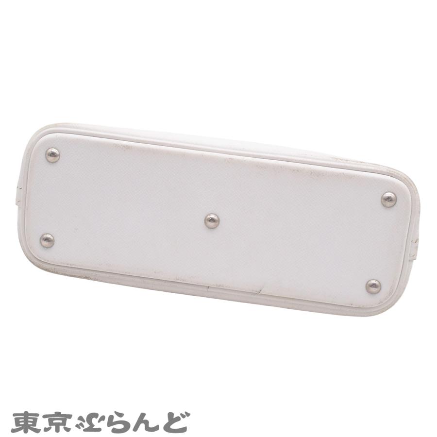 HERMES（エルメス） ボリード27 □L刻印 ホワイト シルバー金具