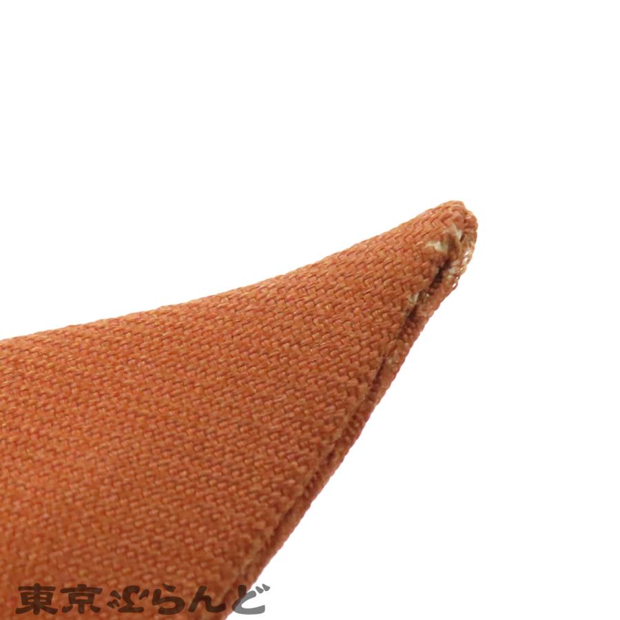 HERMES（エルメス） ツイリー ブラウンxホワイトxブラック シルク