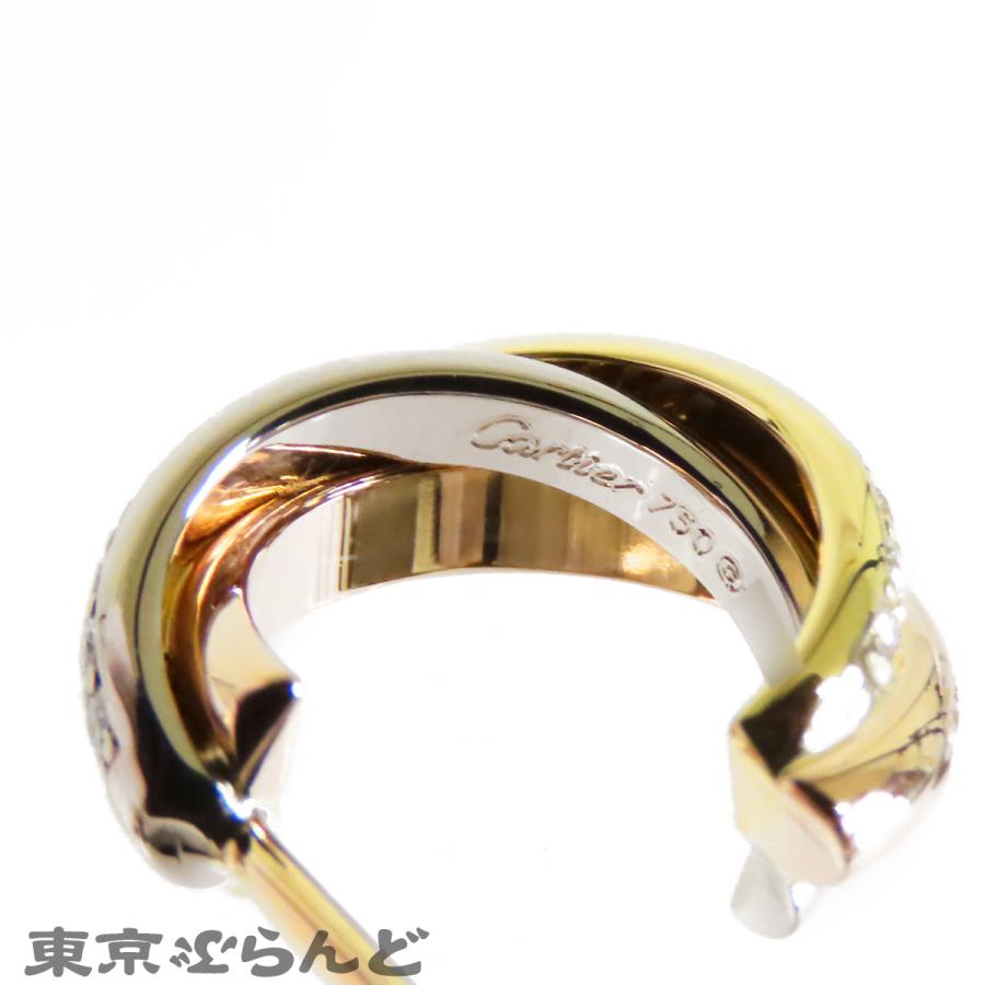 Cartier（カルティエ） トリニティ ダイヤモンド ピアス スリーカラー