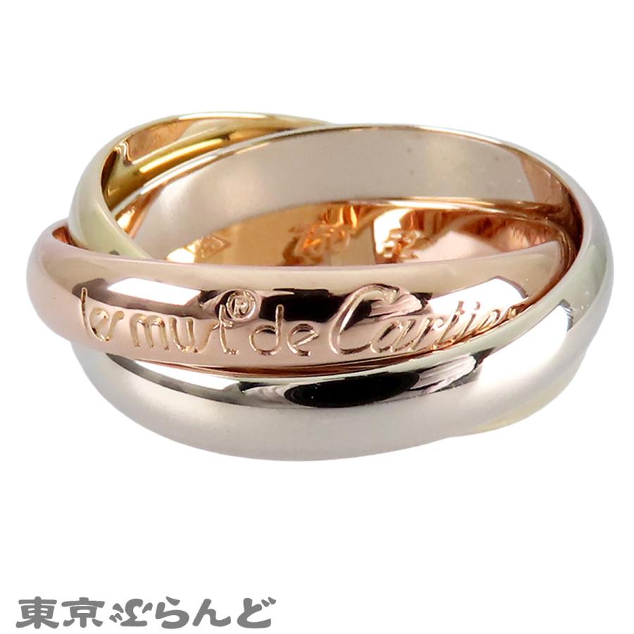 Cartier（カルティエ） トリニティリング スリーカラーゴールド K18PG