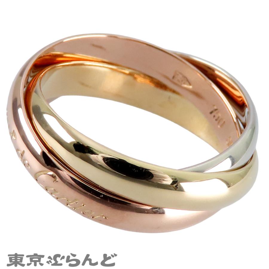 Cartier（カルティエ） トリニティリング スリーカラーゴールド K18PG