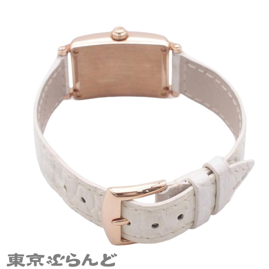 フランクミュラー ロングアイランド プティ 金無垢 802QZ 5N シルバーx