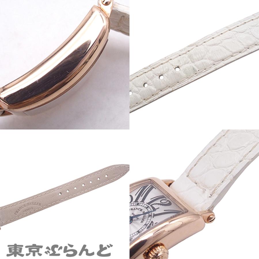 フランクミュラー ロングアイランド プティ 金無垢 802QZ 5N シルバーx