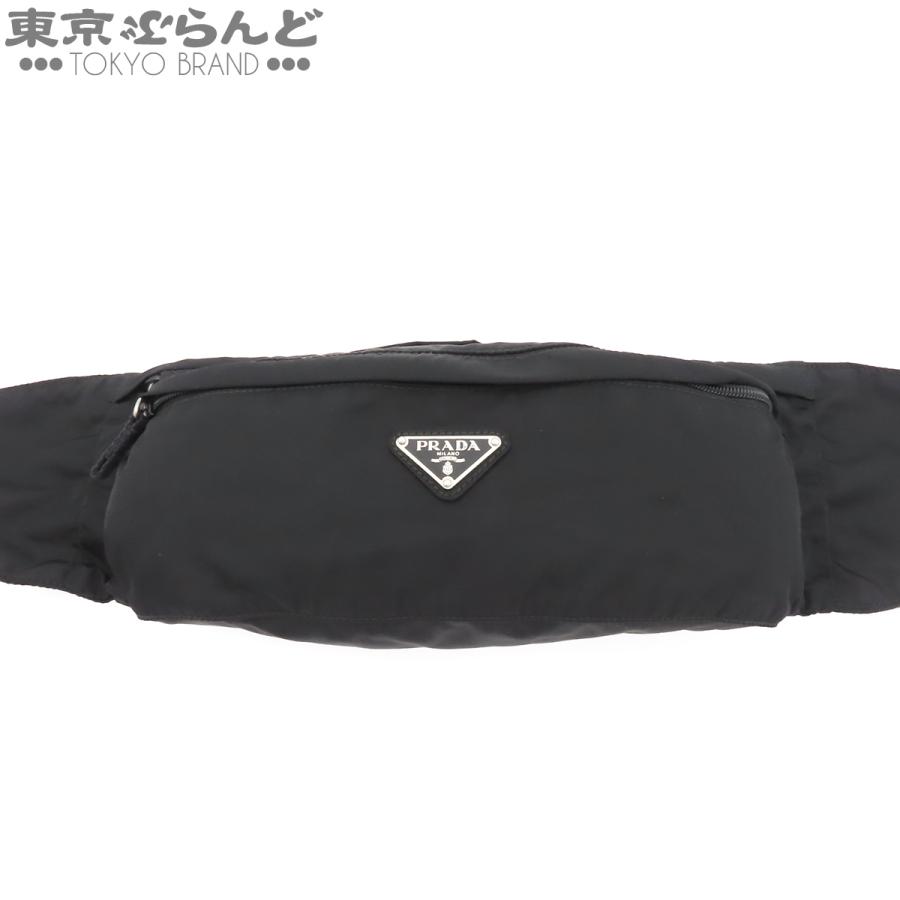 PRADA（プラダ） ウエストバッグ V132 ネロ ブラック テスート