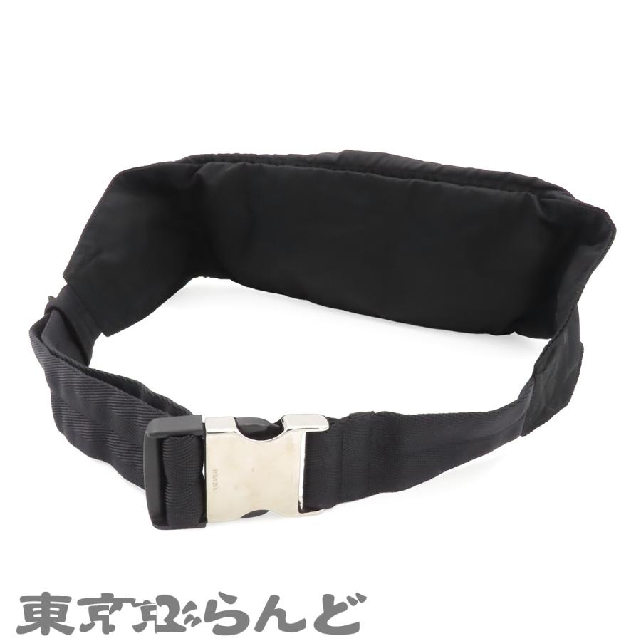 PRADA（プラダ） ウエストバッグ V132 ネロ ブラック テスート