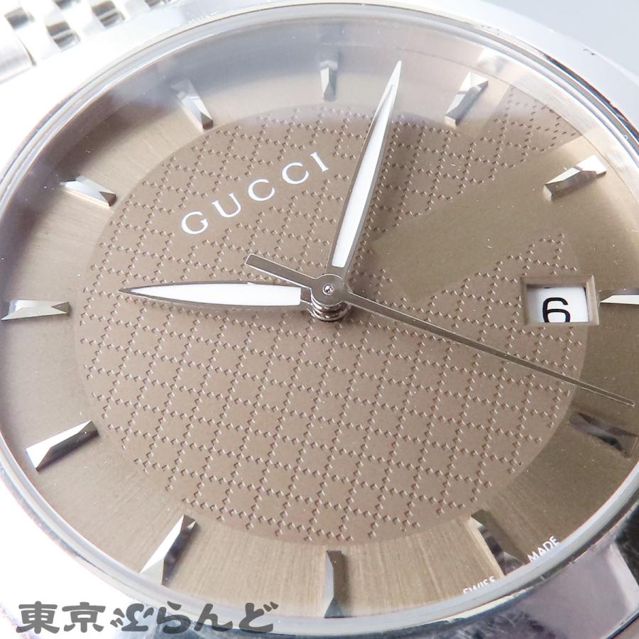GUCCI（グッチ） GUCCI Gタイムレス 126.4 YA126406 ブラウン SS