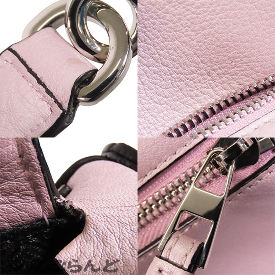 LOEWE（ロエベ） パズルバッグ パールピンク レザー スモール 2WAY