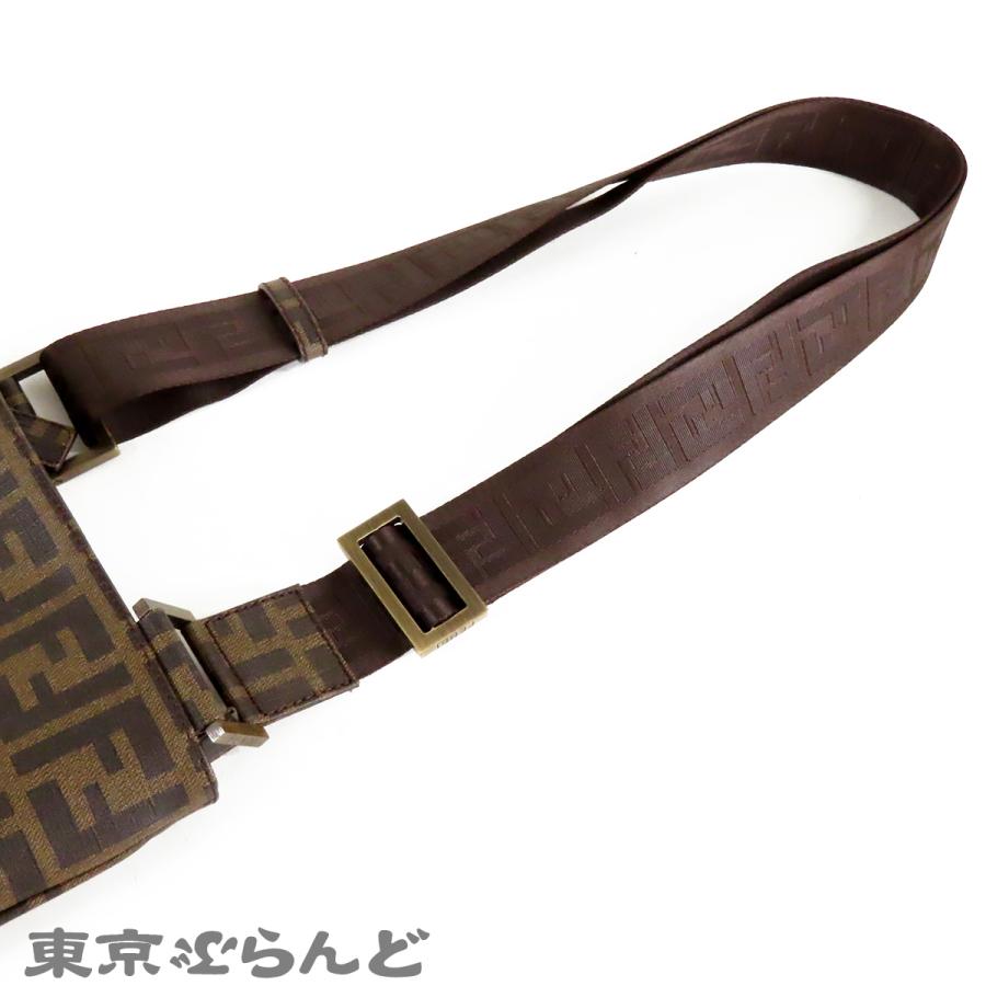 FENDI（フェンディ） ズッカ柄 ショルダーバッグ 7VA214 ブラウン PVC