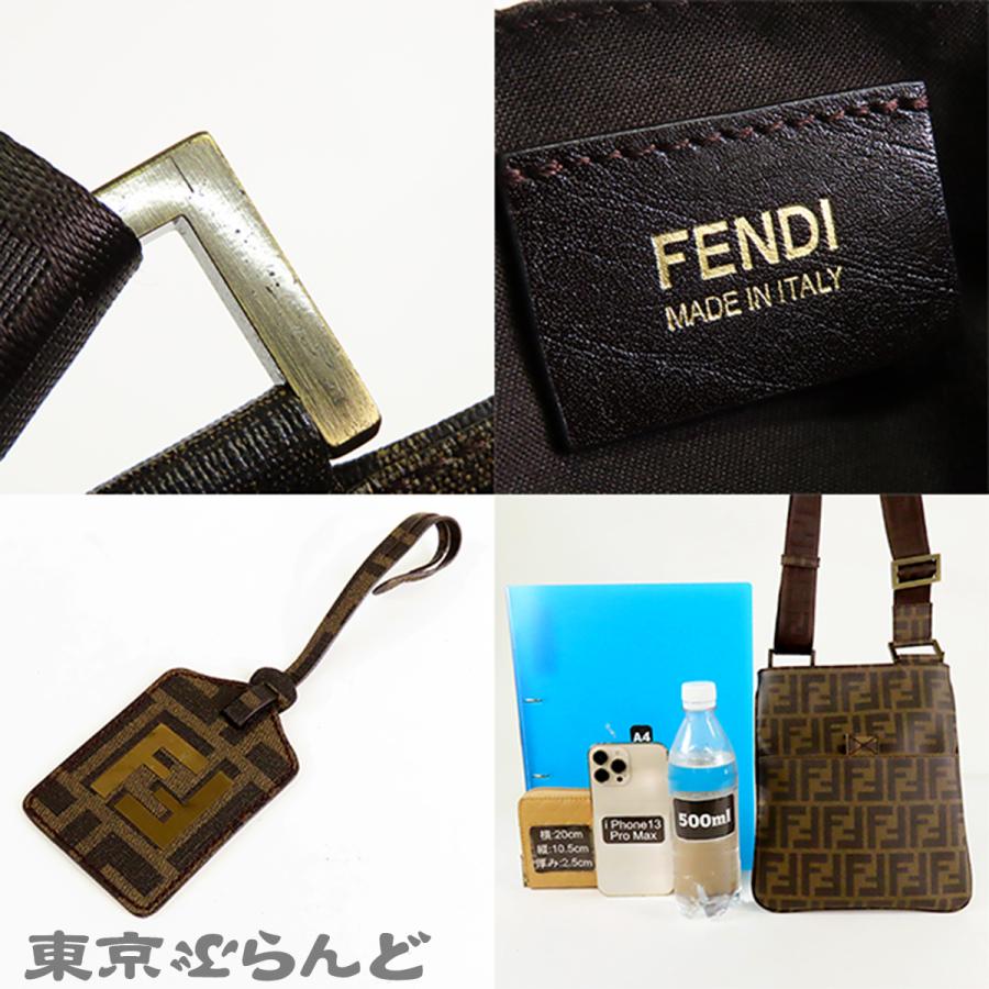 FENDI（フェンディ） ズッカ柄 ショルダーバッグ 7VA214 ブラウン PVC