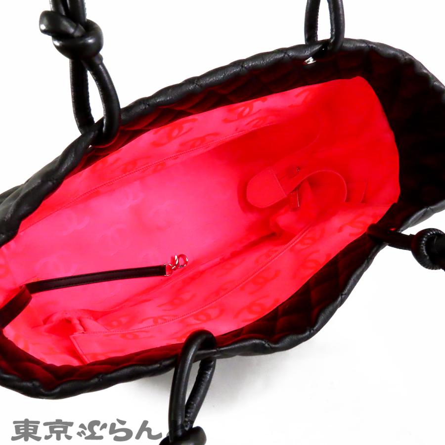 CHANEL（シャネル） カンボンライン トート ラージ A25169 ブラックx