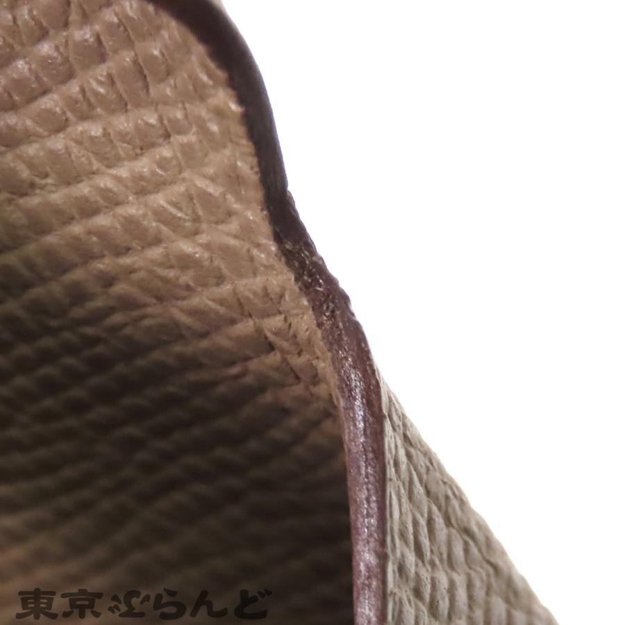 HERMES（エルメス） バスティア W刻印 エトゥープ シルバー金具