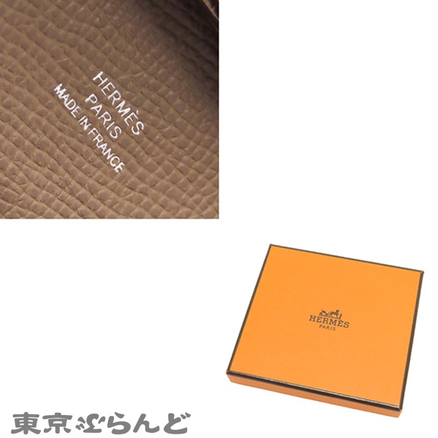 HERMES（エルメス） バスティア W刻印 エトゥープ シルバー金具