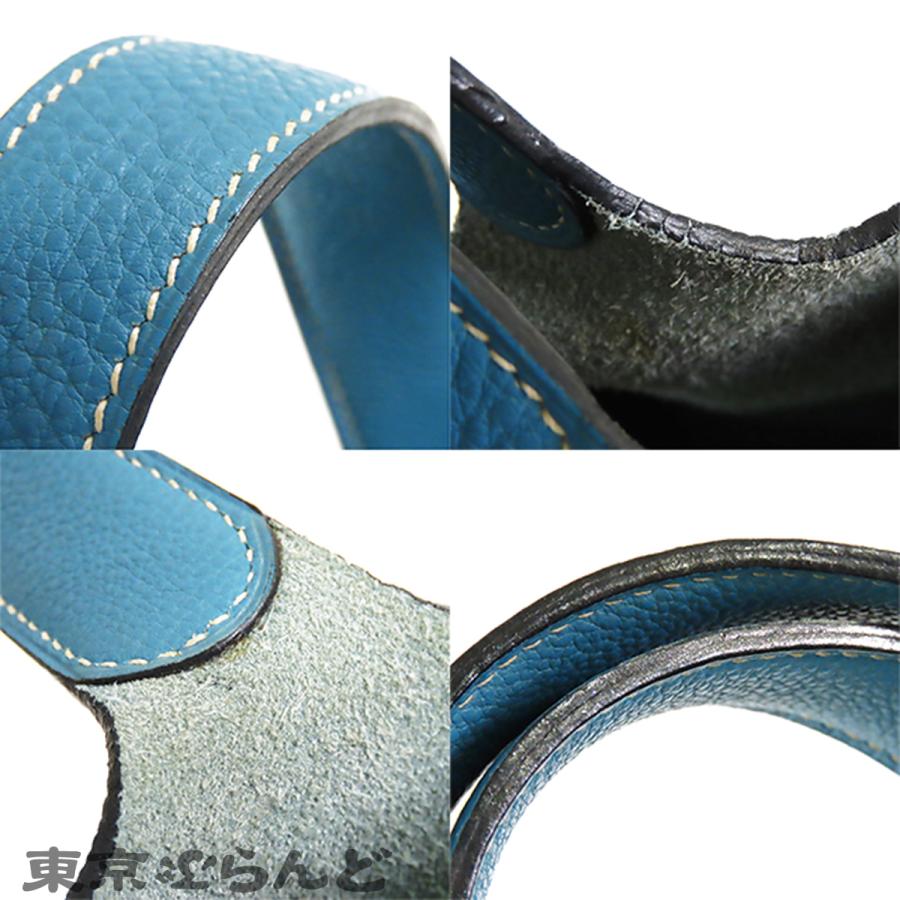 HERMES（エルメス） ピコタン PM □F刻印 ブルージーン シルバー金具