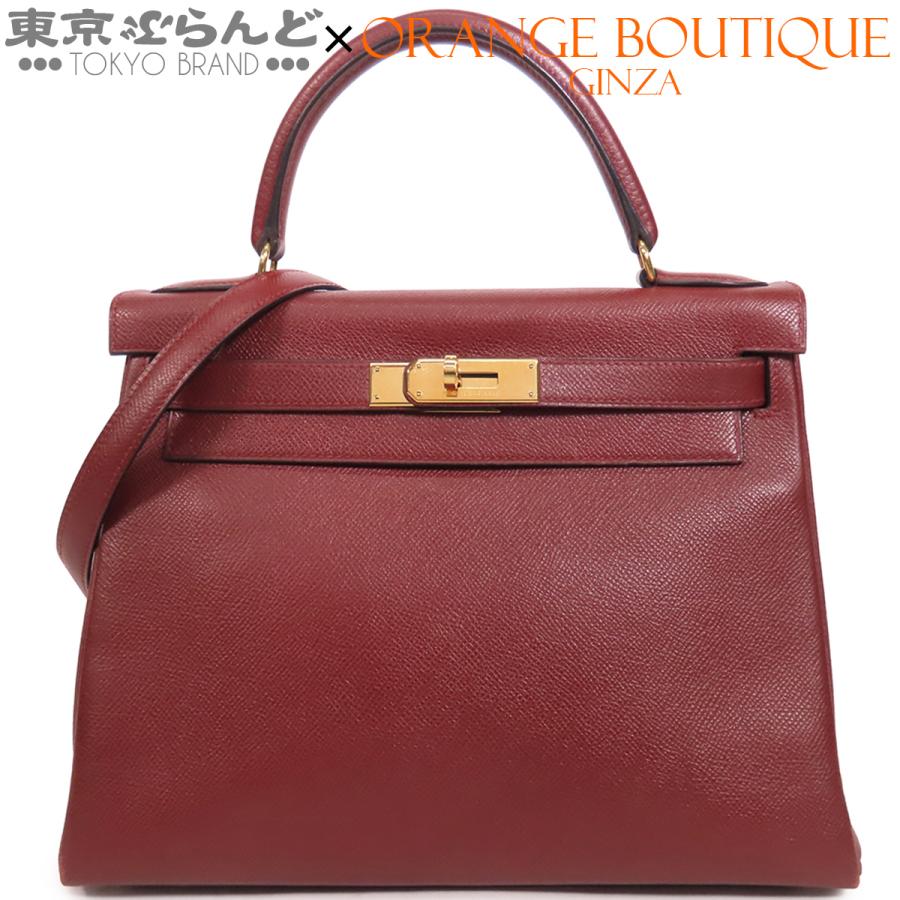 HERMES（エルメス） ケリー 28 〇Z刻印 ルージュアッシュ ゴールド金具