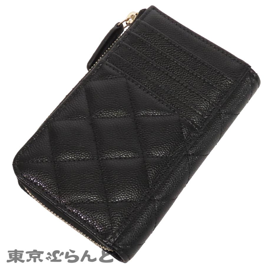 CHANEL（シャネル） クラシック ジップ カードケース AP3179 ブラック