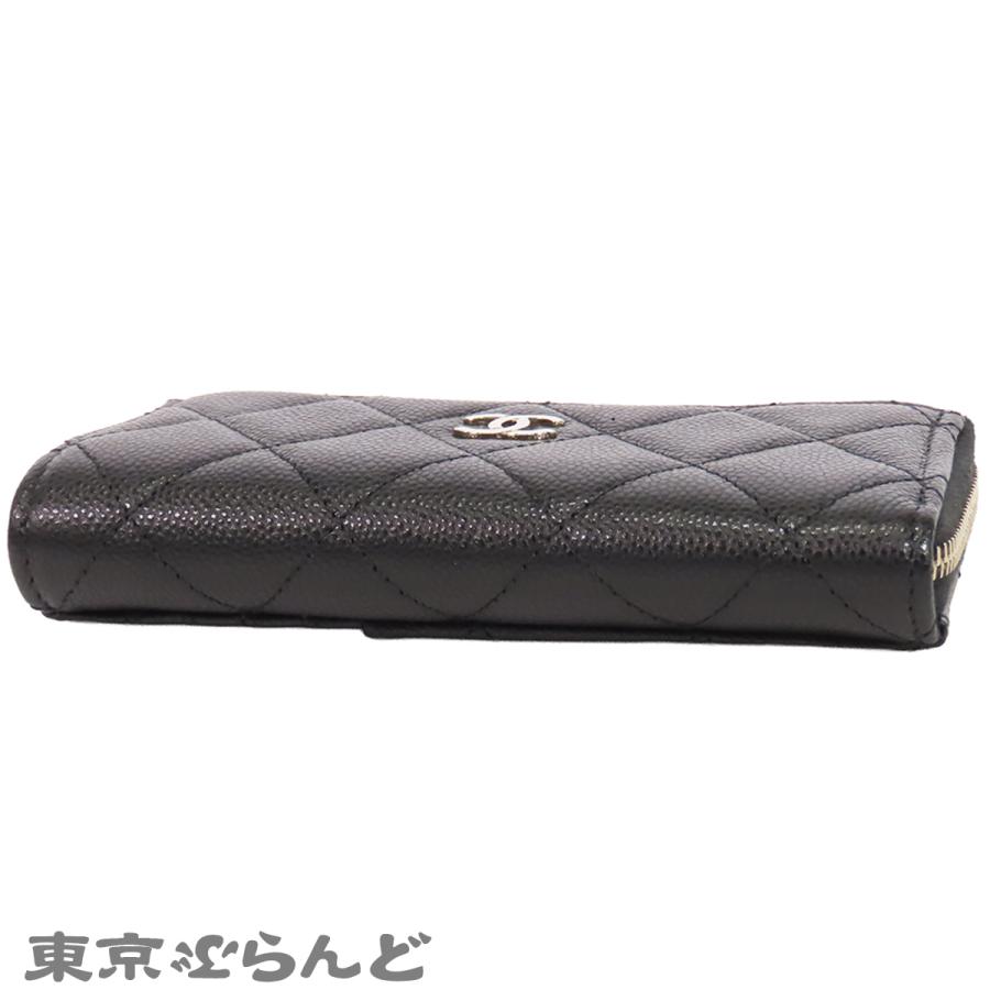 CHANEL（シャネル） クラシック ジップ カードケース AP3179 ブラック