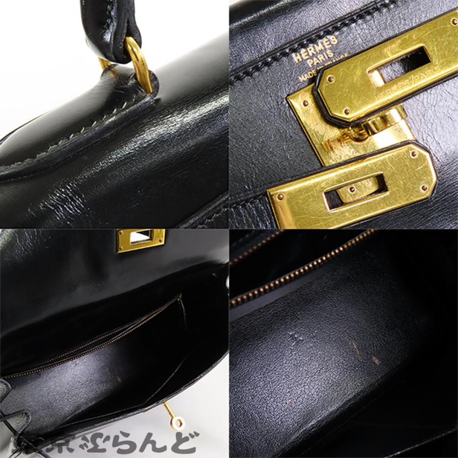 HERMES（エルメス） ケリー 28 〇O刻印 ブラック 黒 ゴールド金具