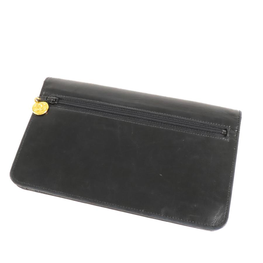 CHANEL（シャネル） ココマーク 長財布 ブラック ゴールド金具