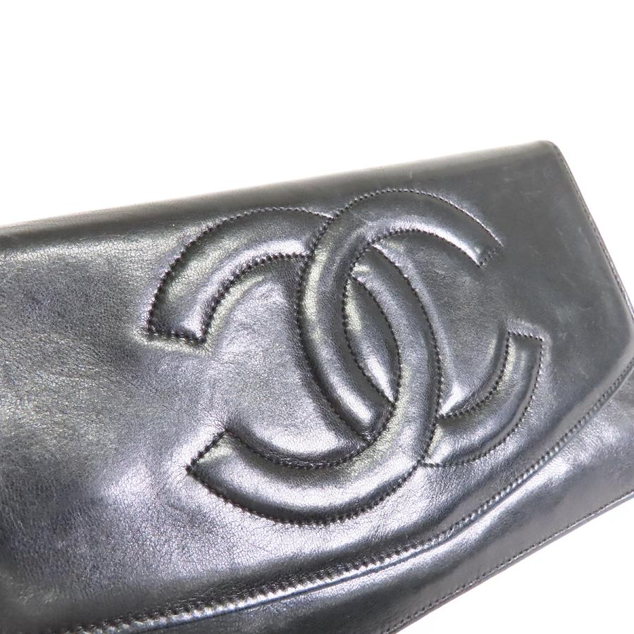 CHANEL（シャネル） ココマーク 長財布 ブラック ゴールド金具