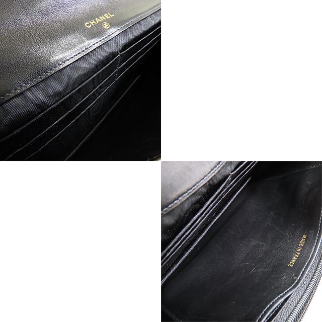 CHANEL（シャネル） ココマーク 長財布 ブラック ゴールド金具
